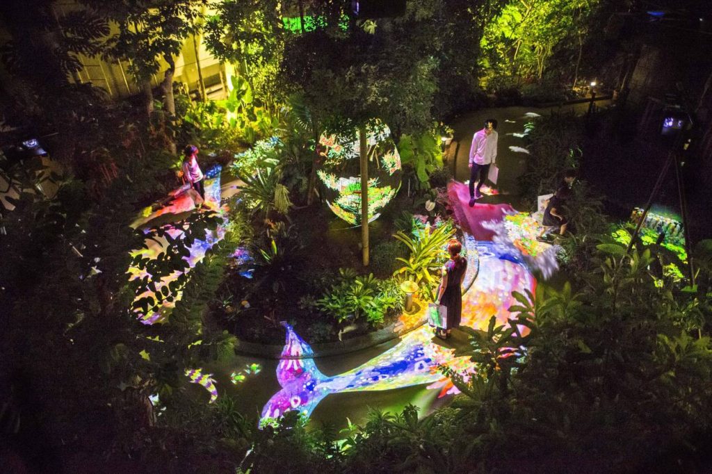 La Claque # 2 : Graffiti Nature - TeamLab - 12877 - Mapping Motion