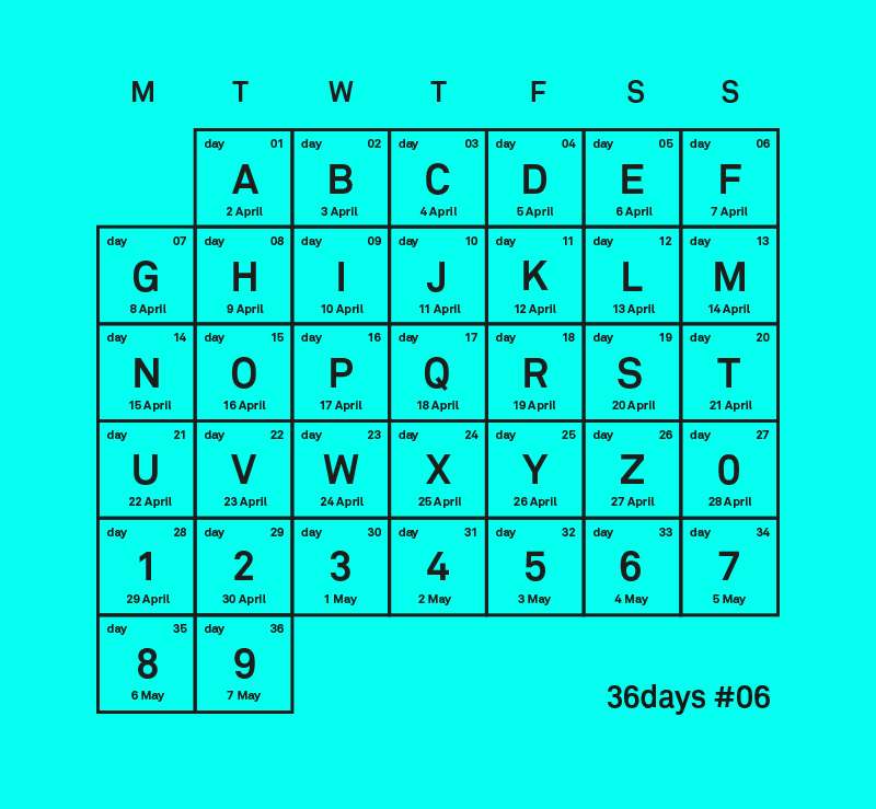 calendrier_36_days_of_type_2019