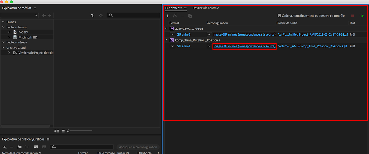 Media Encoder_Exportation_After Effects