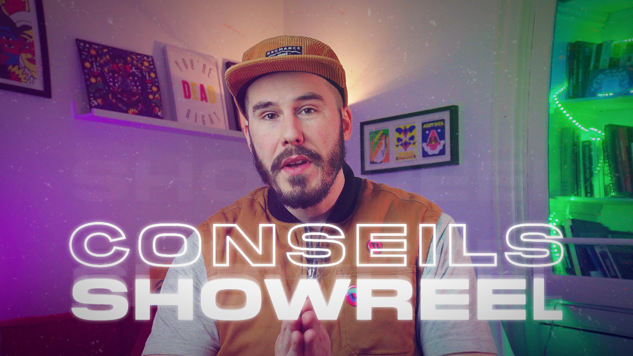 Miniature showreel motion design – 10 conseils Miniature vidéo des 10 conseils pour créer un showreel motion design professionnel