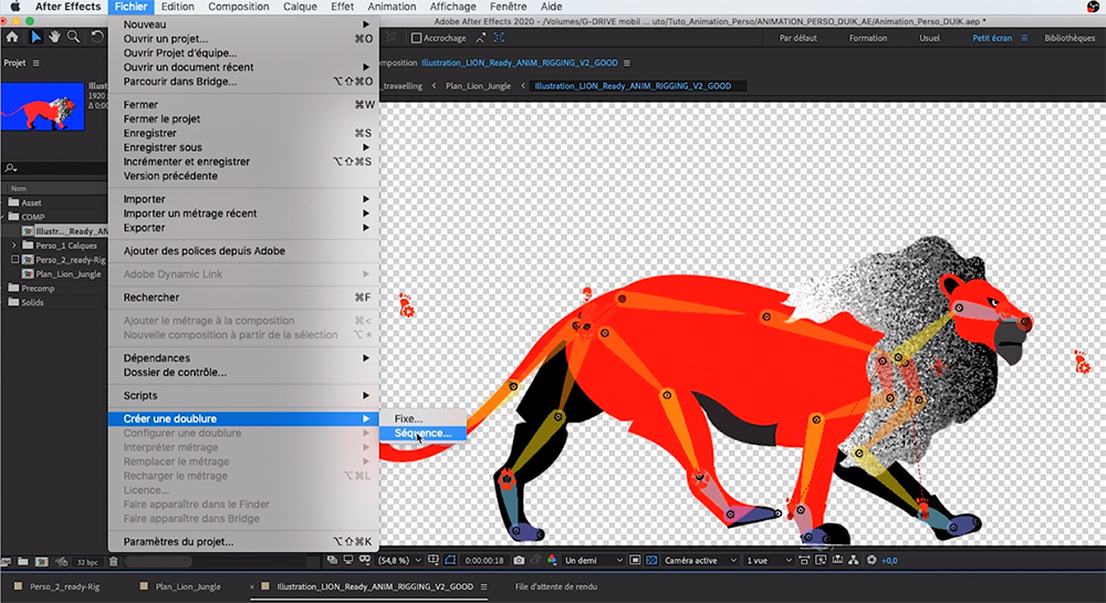 Créer une doublures dans After Effects