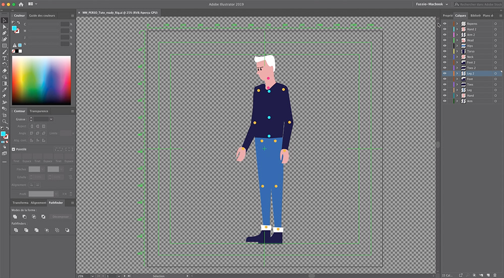 Préparation du fichier Illustrator pour After Effects