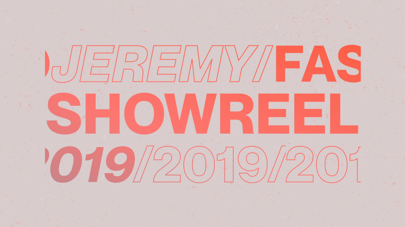 SHOWREEL Motion Designer - Jeremy Fassio - Mapping Motion