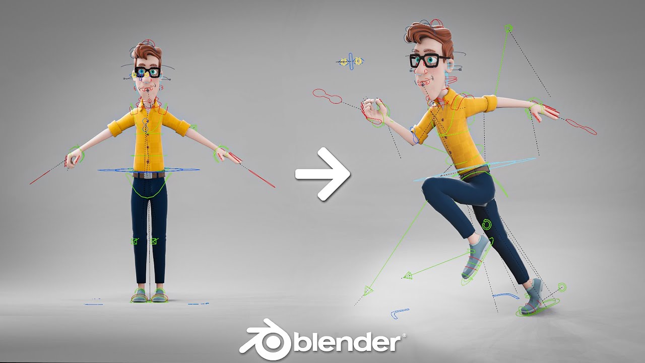 l'outil Blender d'animation 3d.