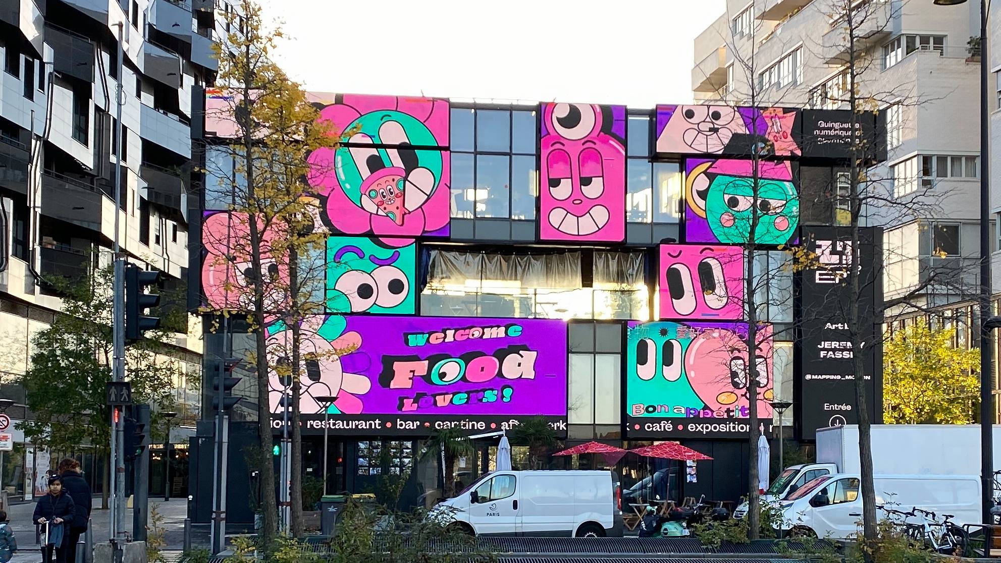 Ma première exposition de Motion Design à Paris Mapping Motion