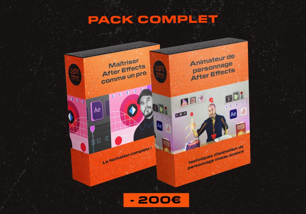 Visuel Vente Pack Complet 200e - Mapping Motion motion design