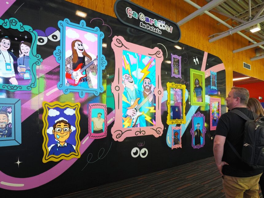 Ça Cartoon au Palais- Studio Mapping Motion - Montreal