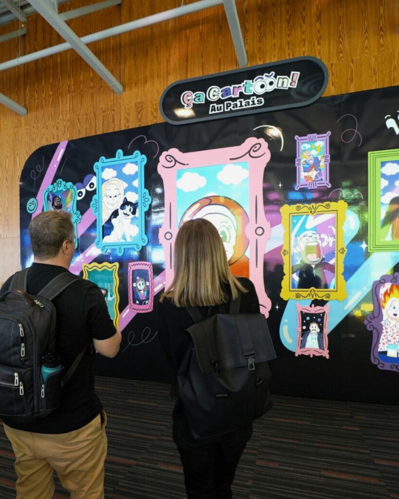 Ça Cartoon au Palais- Studio Mapping Motion - Montreal